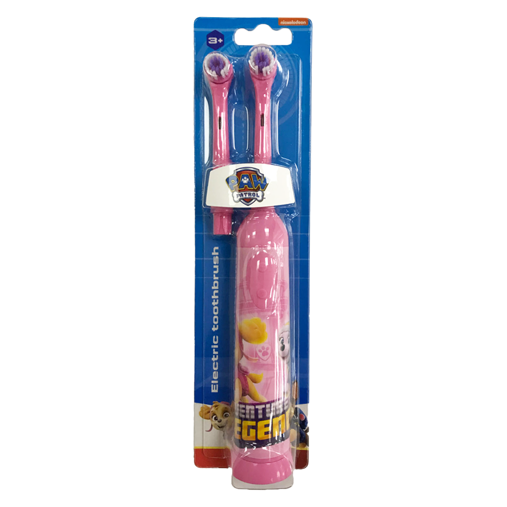 PAW PATROL ELECTRIC TOOTHBRUSH ΡΟΖ ΣΥΝ ΑΝΤΑΛΛΑΚΤΙΚΟ ΚΕΦΑΛΗΣ